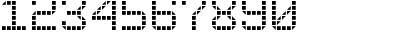 Download Rounded LED Board-7 Regular Font Numeric Preview