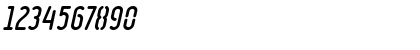Download Ruler Stencil Bold Italic Font Numeric Preview