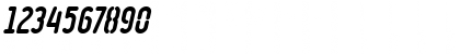 Download Ruler Stencil Heavy Italic Font Numeric Preview