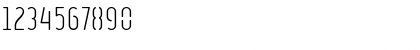 Download Ruler Stencil Light Regular Font Numeric Preview