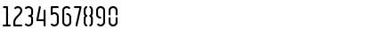 Download Ruler Stencil Regular Font Numeric Preview