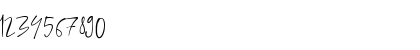 Download Ayustina Regular Font Numeric Preview