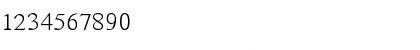 Download SamtolLight Regular Font Numeric Preview