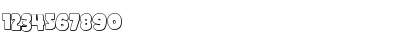 Download Shablagoo Outline Outline Font Numeric Preview