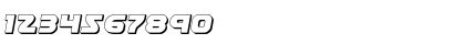 Download Soloist 3D Regular Font Numeric Preview