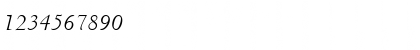 Download Centaur MT Italic Font Numeric Preview