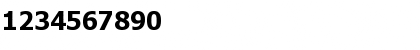 Download Tahoma Negreta Font Numeric Preview