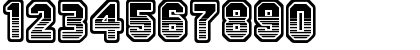 Download Team 401 Regular Font Numeric Preview