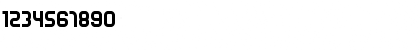 Download TESLAFONT Regular Font Numeric Preview