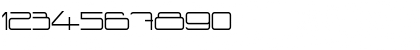 Download Time N Space Regular Font Numeric Preview