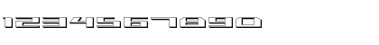 Download Trireme 3D Regular Font Numeric Preview
