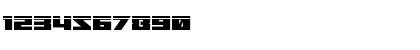 Download Turbo Charge Laser Regular Font Numeric Preview
