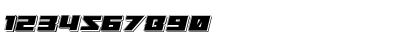 Download Turbo Charge Punch Italic Italic Font Numeric Preview