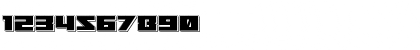 Download Turbo Charge Punch Regular Font Numeric Preview