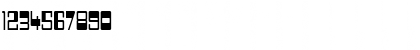 Download 256 Bytes Regular Font Numeric Preview