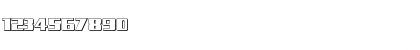 Download Typhoon 3D Regular Font Numeric Preview