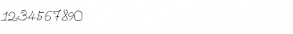 Download Unic Calligraphy Regular Font Numeric Preview