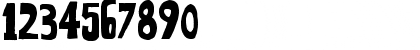 Download Very Popular Regular Font Numeric Preview