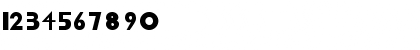 Download Viafont Regular Font Numeric Preview