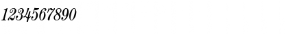 Download Century Condensed SSi Condensed Italic Font Numeric Preview