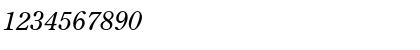 Download CenturyOldStyle LT Italic Font Numeric Preview