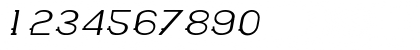 Download WABECO Italic Font Numeric Preview