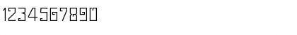 Download Whittier Regular Font Numeric Preview