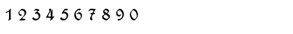 Download WieynckFrakturUNZ1L Italic Font Numeric Preview