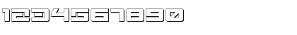 Wildcard 3D Regular Font Numeric Preview