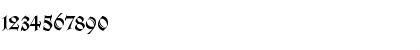 Download WilhelmKlingsporGotisch Dfr Font Numeric Preview