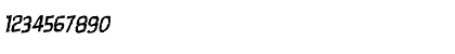 Download Worm Cuisine Staggered Rotalic Italic Font Numeric Preview