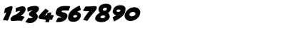 Download Wowsers Italic Font Numeric Preview