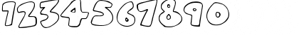Download ZeBrA bLoBs Regular Font Numeric Preview