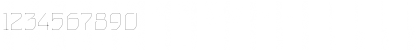 Download Agrafa Hairline Font Numeric Preview