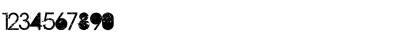 Download Aristotle Punk Regular Font Numeric Preview