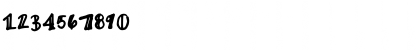Download Ayme one-sided outline sided outline Font Numeric Preview