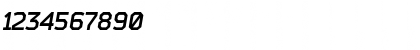 Download Bender Bold Italic Font Numeric Preview