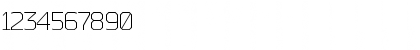 Download Bender Light Font Numeric Preview
