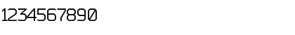 Download Bender Regular Font Numeric Preview