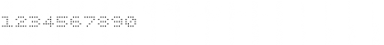 Download BPdotsUnicaseSquare Light Font Numeric Preview