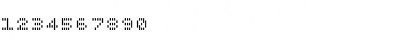 Download BPdotsUnicaseVertical Bold Font Numeric Preview