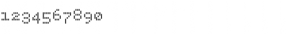 Download BPdotsVertical Bold Font Numeric Preview