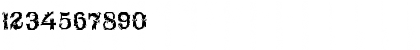 Download Breakable Regular Font Numeric Preview