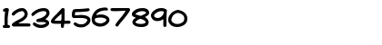 Download Bright & Early Regular Font Numeric Preview