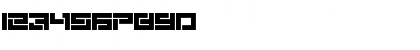 Download Brittle Regular Font Numeric Preview