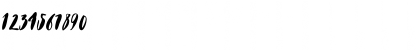 Download Buffy Regular Font Numeric Preview