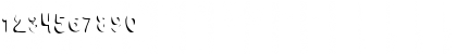 Download Choko Shadow Regular Font Numeric Preview