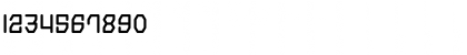 Download Clockwork normal Font Numeric Preview