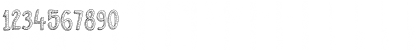 Download DK Cosmo Stitch Regular Font Numeric Preview