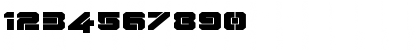 Download Domino Jack Expanded Expanded Font Numeric Preview